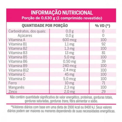 Kit com 02 Unidades Lavitan A-Z Mulher Cimed com 60 comprimidos cada